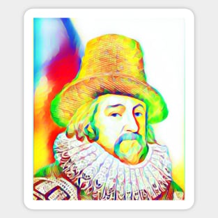 Francis Bacon Colourful Portrait | Francis Bacon Artwork 12 Sticker